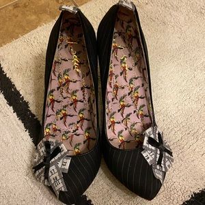 Irregular Choice size 38 black Tapetastic heels